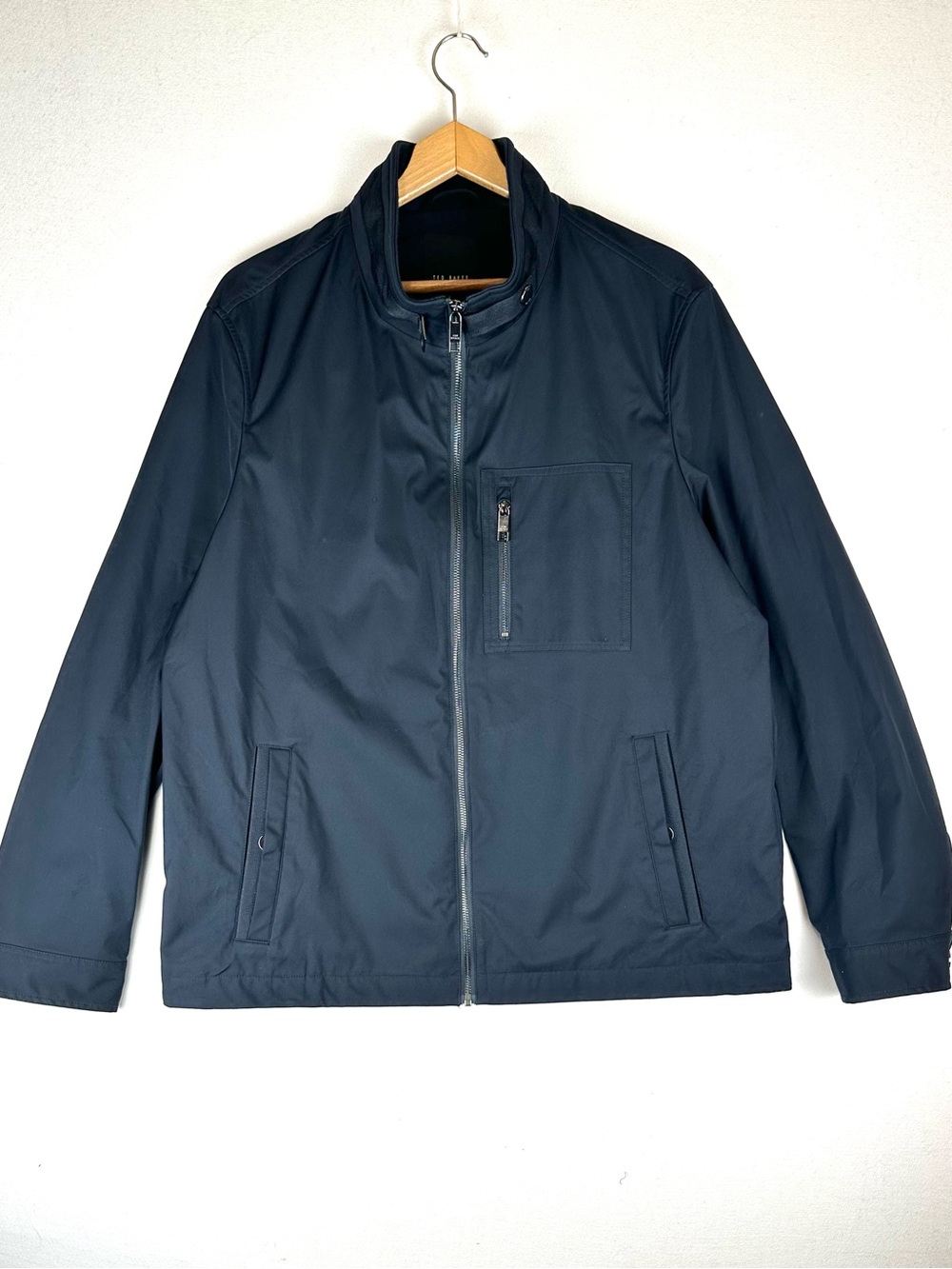 Ted Baker Men's Ure Navy Full Zip Jacket Office Business Casual - Picture 2 of 12